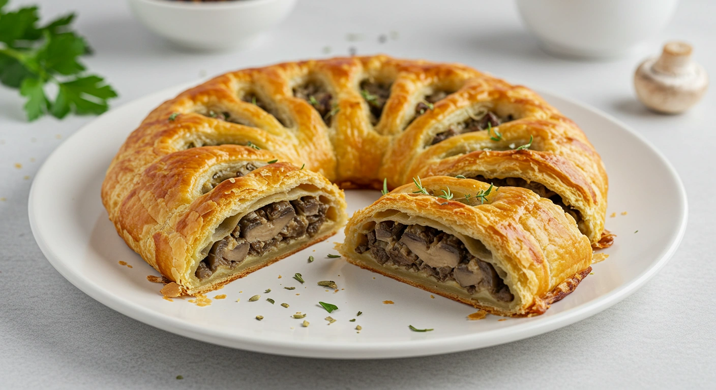Mushroom Puff Pastry - tertiary view
